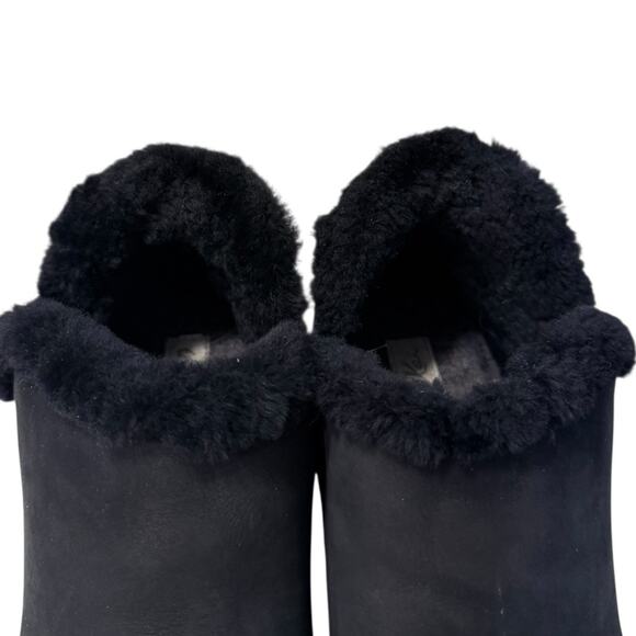 OluKai Malua Hulu Genuine Shearling Waterproof Nubuck Leather Sneaker Women’s 7 - Picture 5 of 9